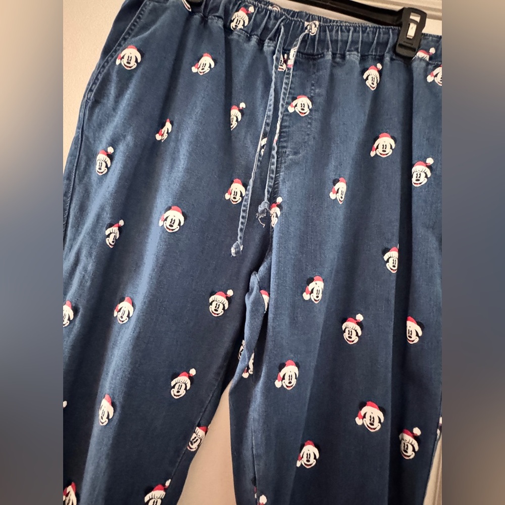 Disney Mickey Holiday Denim Joggers
So Comfy & Fun!